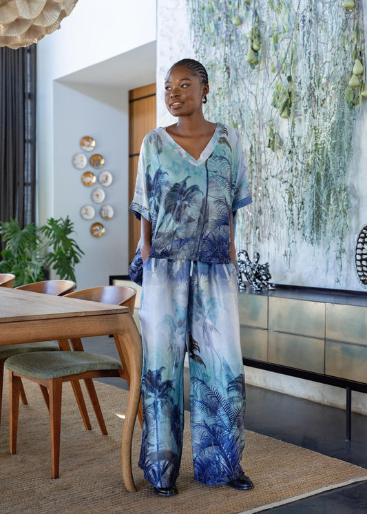 Lazy Sunday Lounge Set in Soft Palm