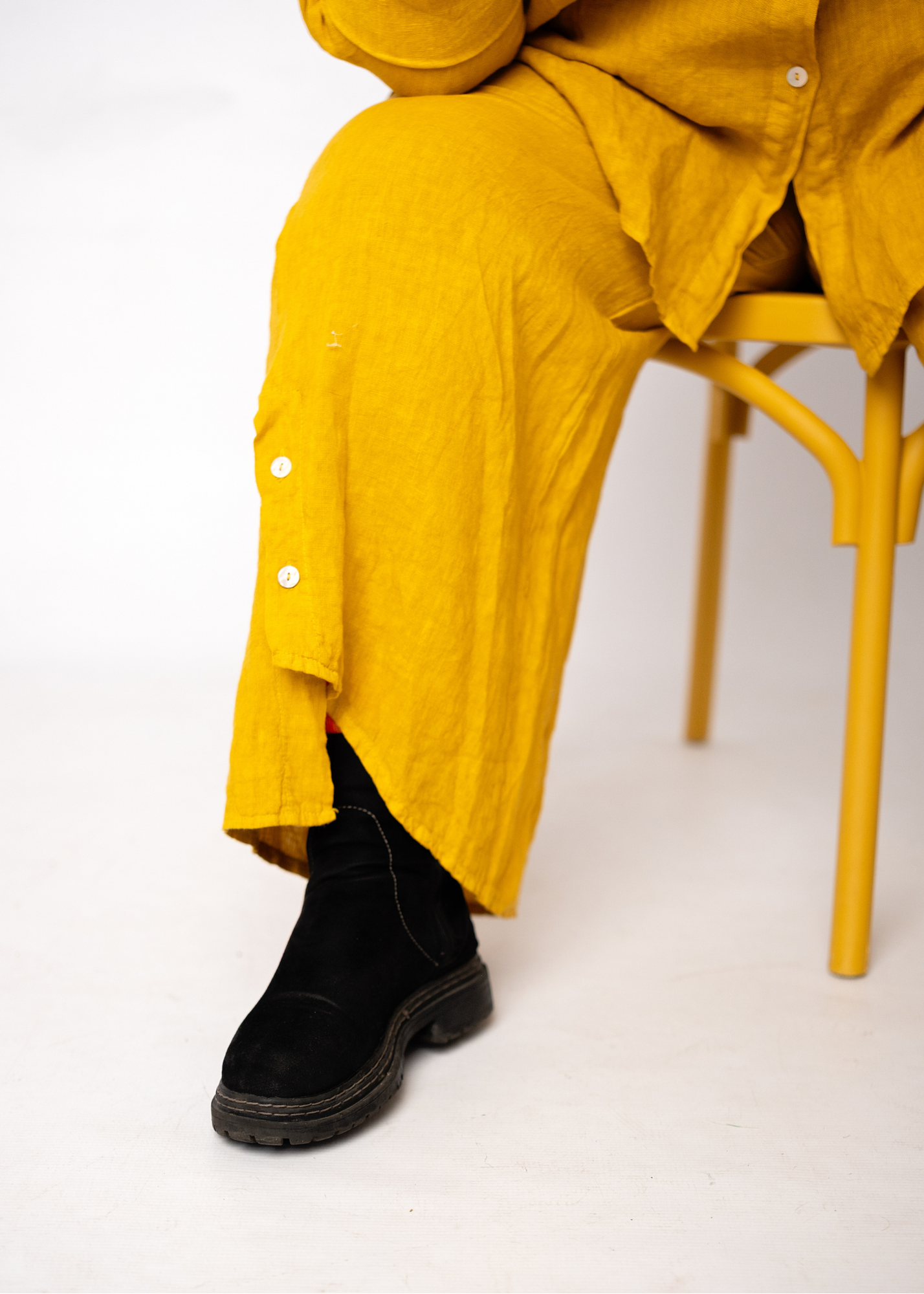Bonnie Pants in Mustard
