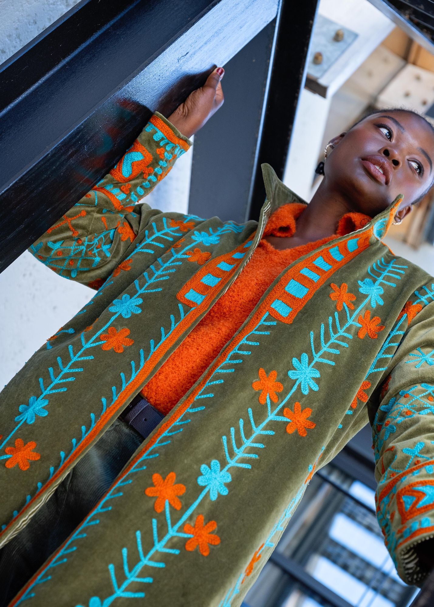 Urban Jacket in Peacock Saffron