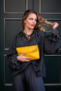 Capri Leather Crossbody Bag – Sunshine Yellow