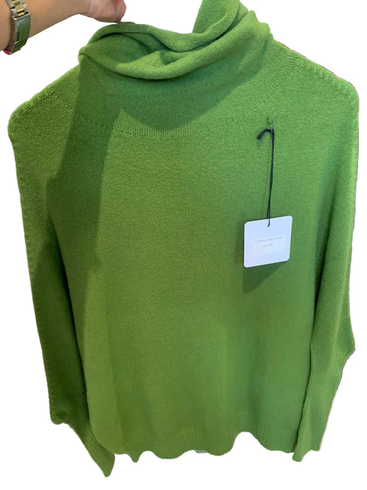 Urban Cozi Slouchy cowl neck in Green