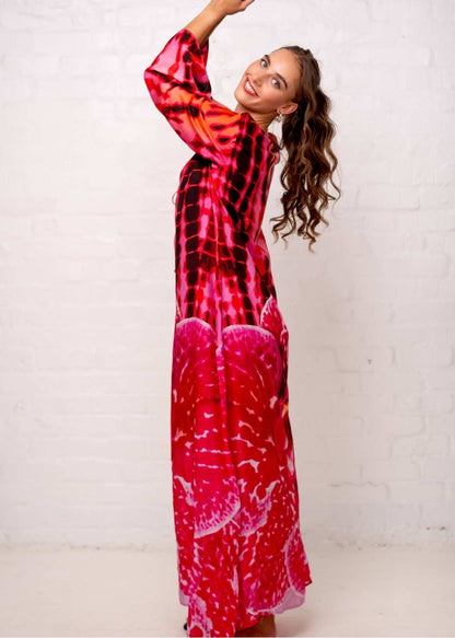 Lanira Dress in Pink Orchid