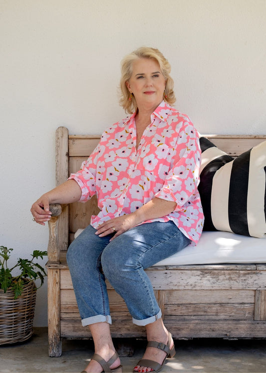 Fleur Shirt in Wallpaper