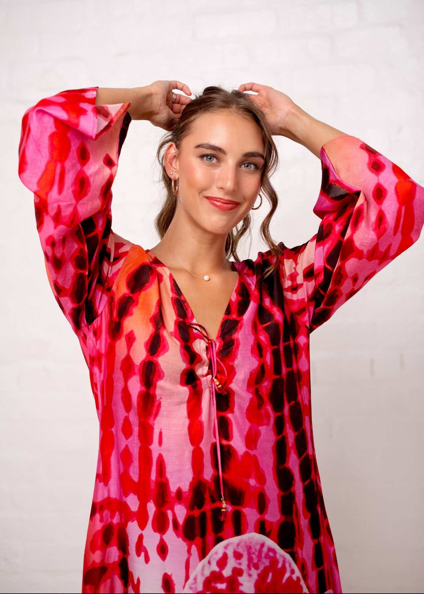 Lanira Dress in Pink Orchid