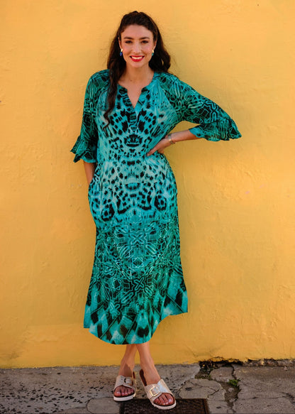 Jubilee Dress in Midnight Lagoon