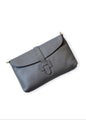 Capri Leather Crossbody Bag – Charcoal
