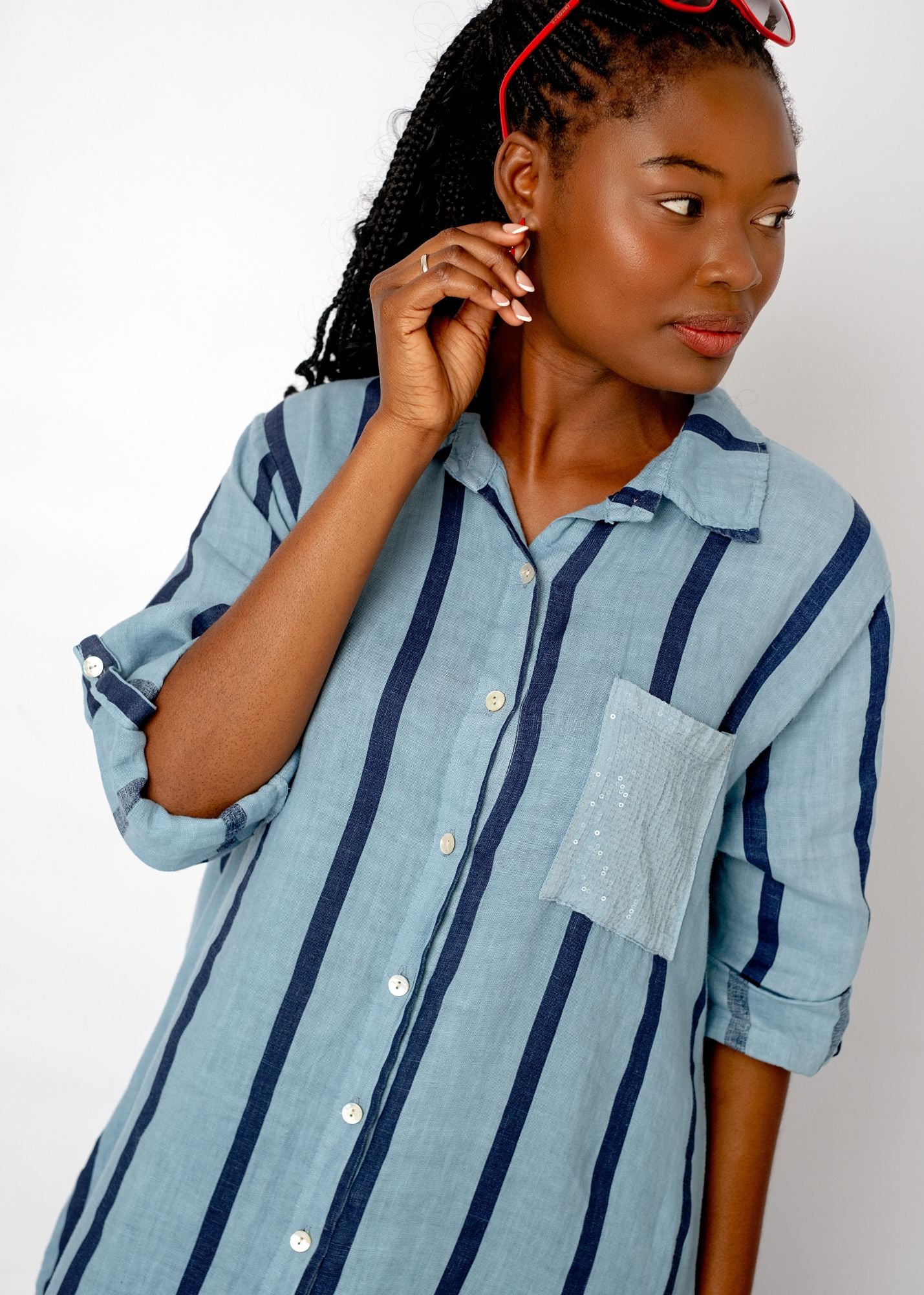Cara Cara Dress In Azzura