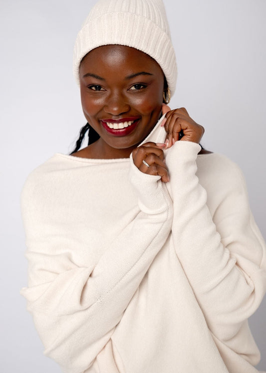 Urban Cozi Beanie in Cream