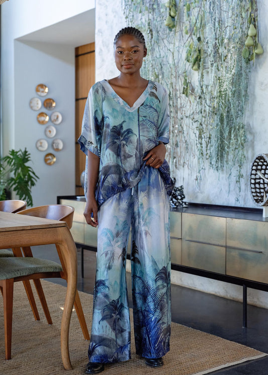 Lazy Sunday Lounge Set in Soft Palm