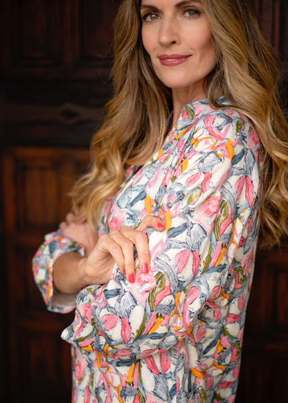 The Bellini Dress in Tulip Bloom