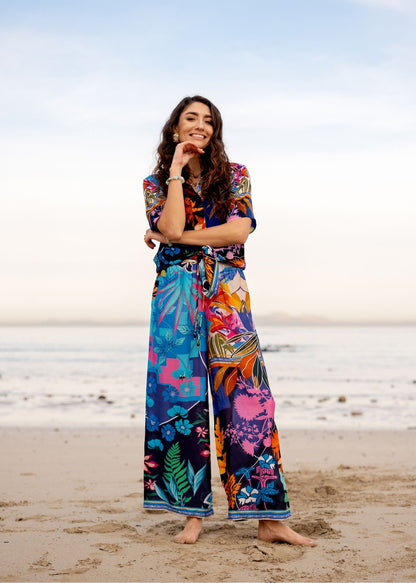 Copa Pants Set in Jungle Jive