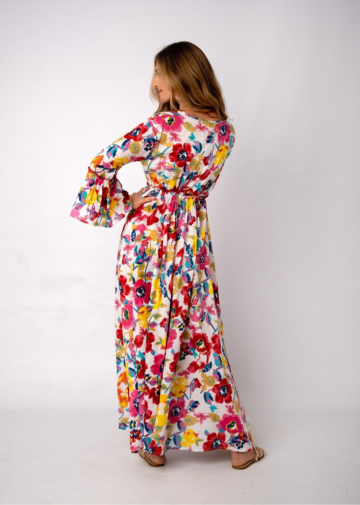 Amarena Dress in Wild Poppy