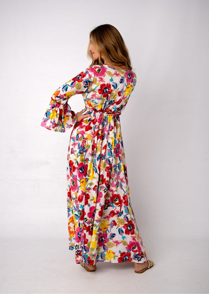 Amarena Dress in Wild Poppy