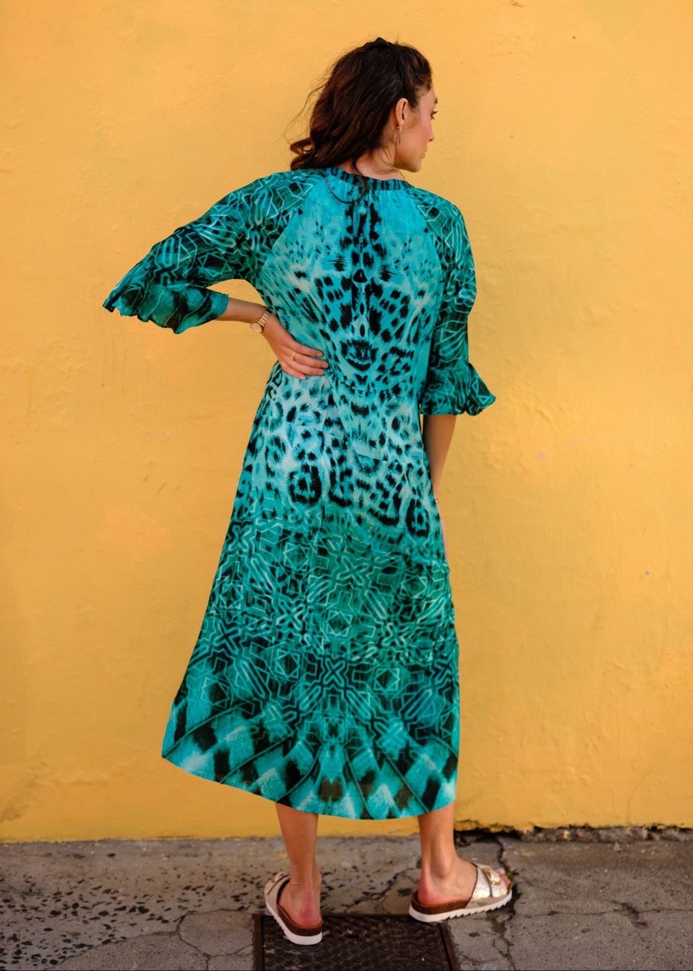 Jubilee Dress in Midnight Lagoon