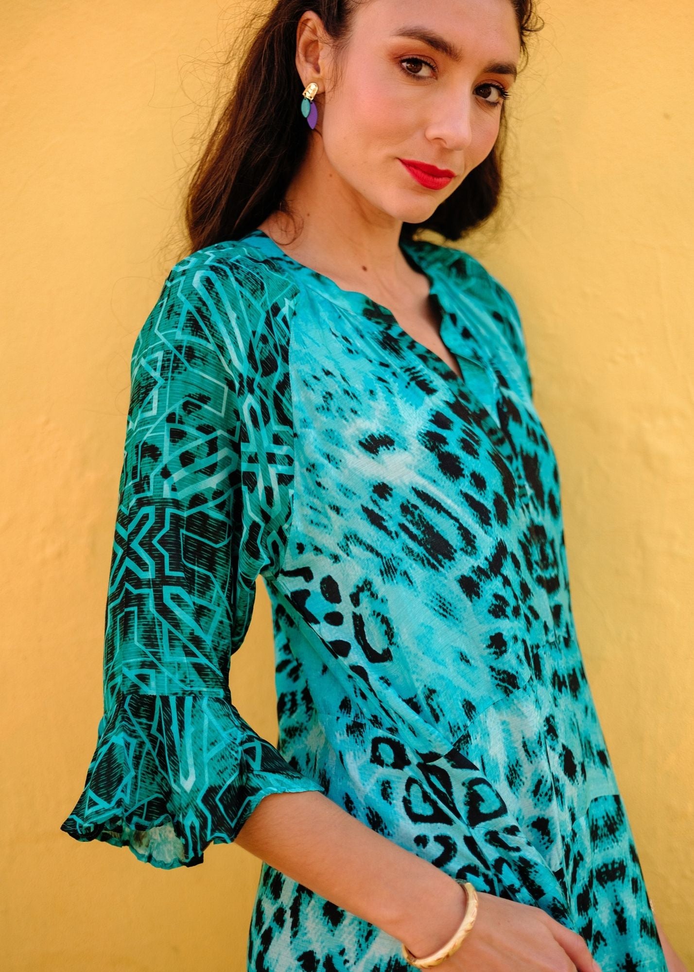 Jubilee Dress in Midnight Lagoon