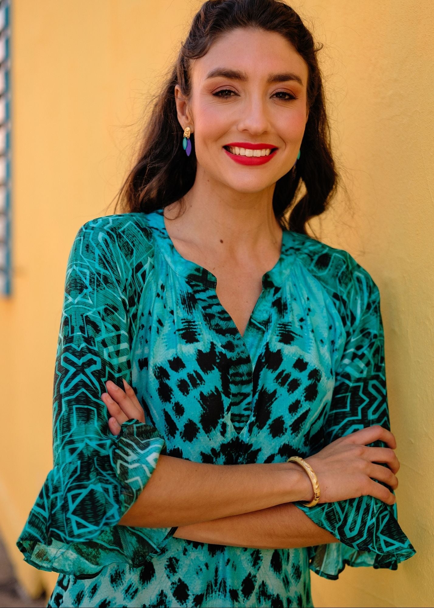 Jubilee Dress in Midnight Lagoon