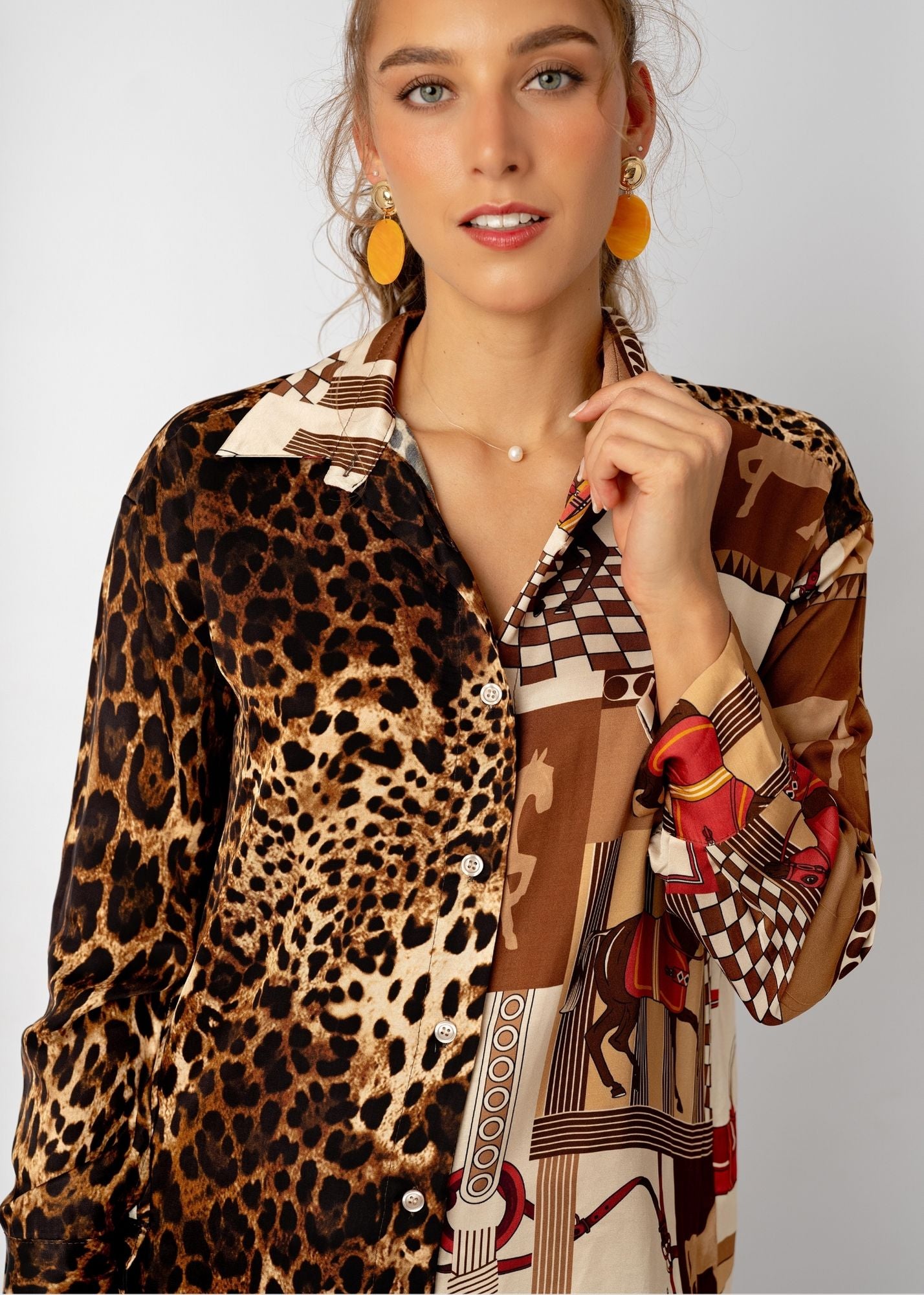 Bougiee Lounge Blouse  in Audacia