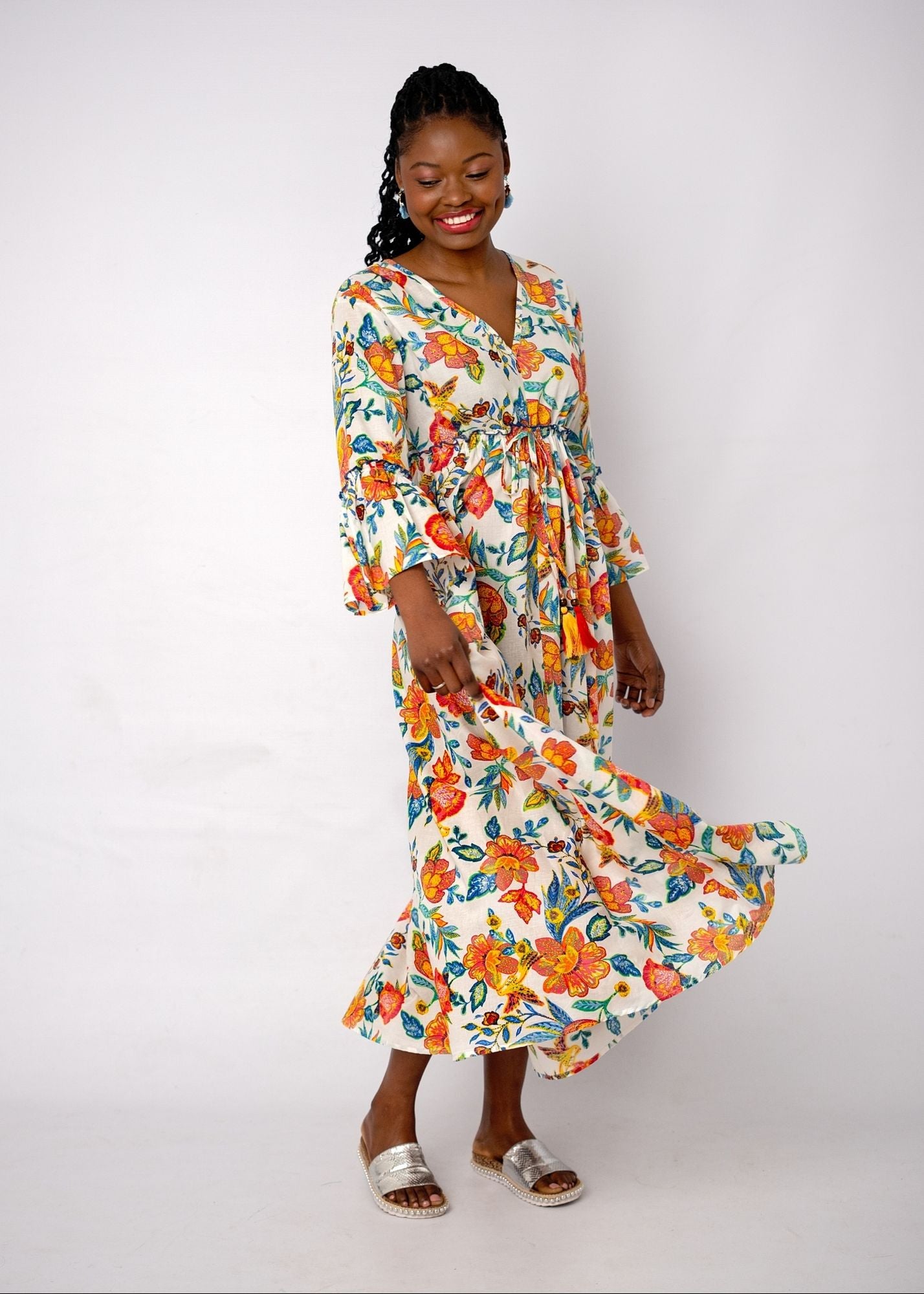 Amarena Dress in Namaqualand Spring
