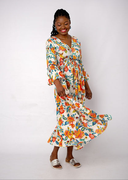 Amarena Dress in Namaqualand Spring