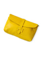 Capri Leather Crossbody Bag – Yellow