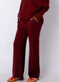Urban Cozi Knit Pants in Maroon