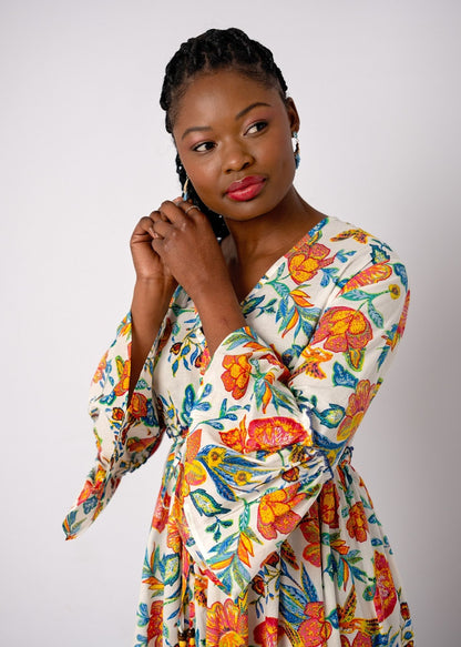 Amarena Dress in Namaqualand Spring