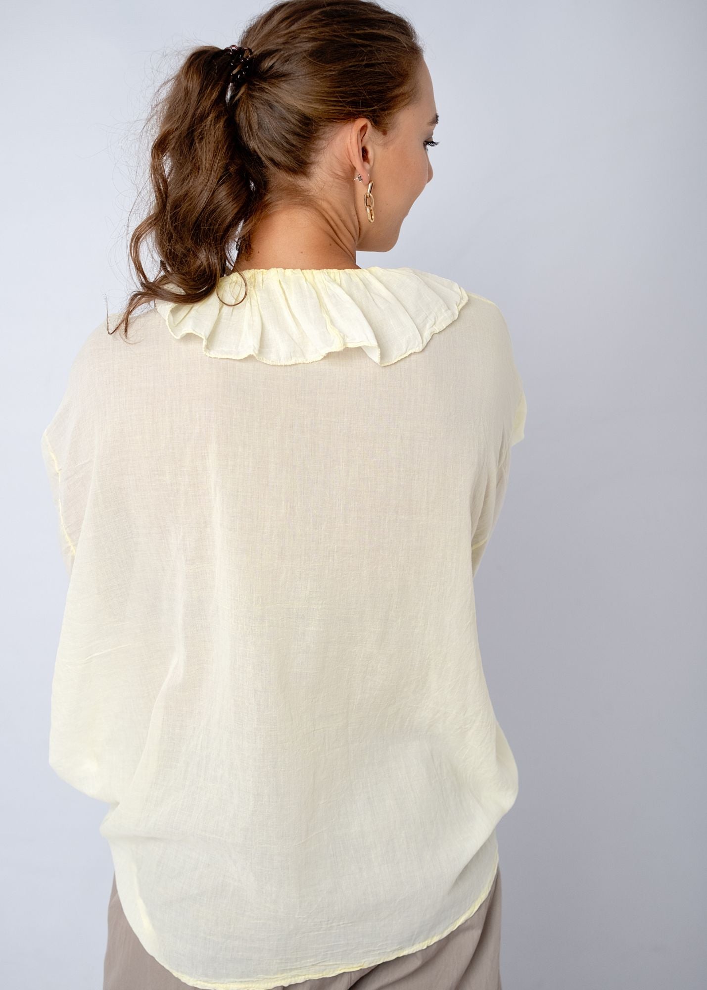 Duchess Top in Soft Yellow