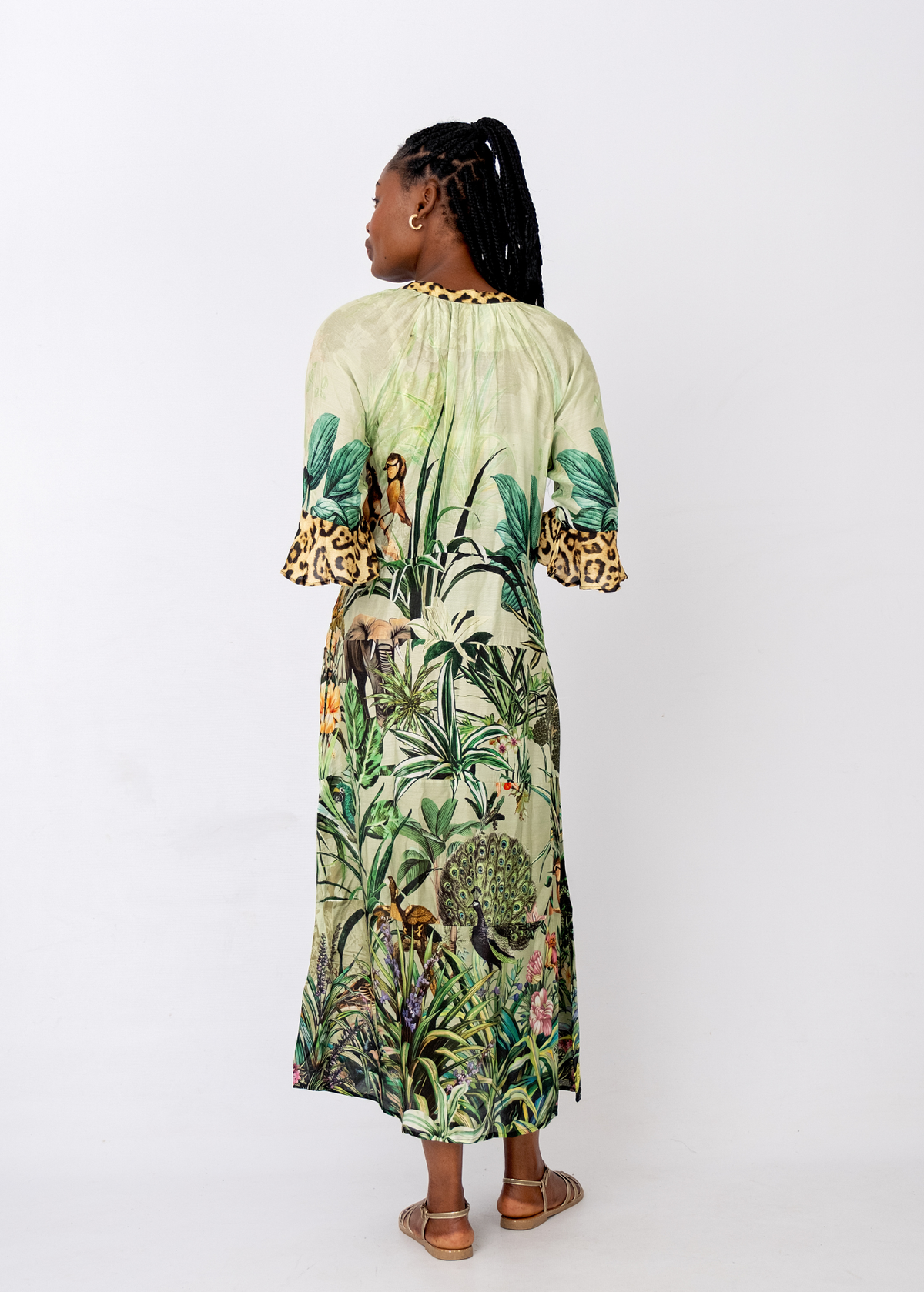Jubilee Dress in Bush Botanical