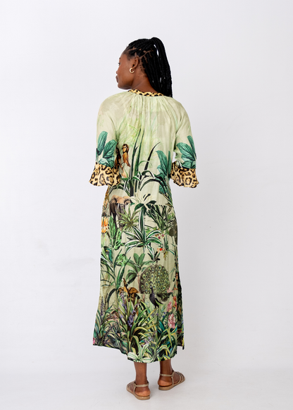 Jubilee Dress in Bush Botanical