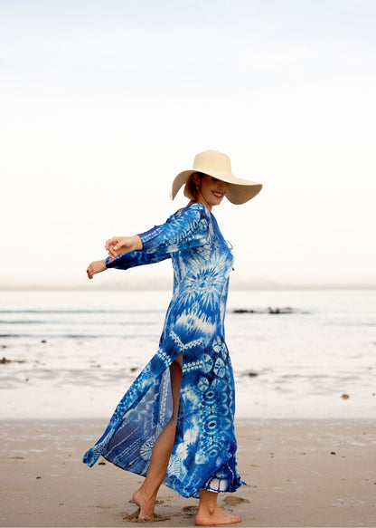 Lanira Dress in Ocean Blue