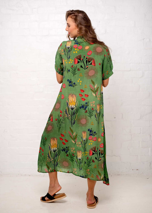 Maxine Dress in Fynbos Garden