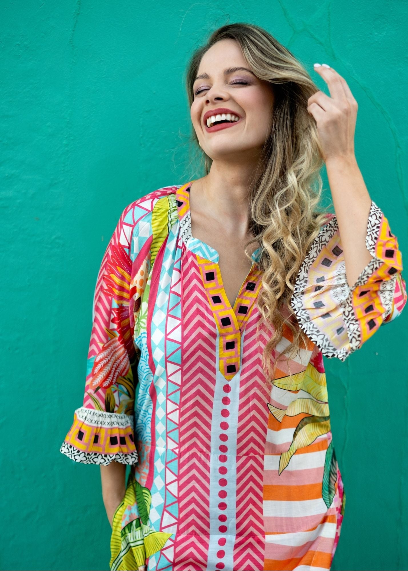 Jubilee Dress in Samba Sunrise