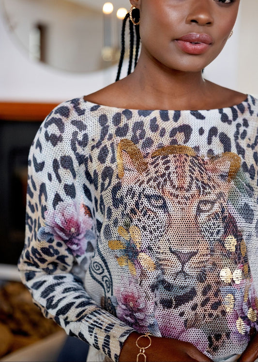 Élan Knit Top in Serengeti Bronze