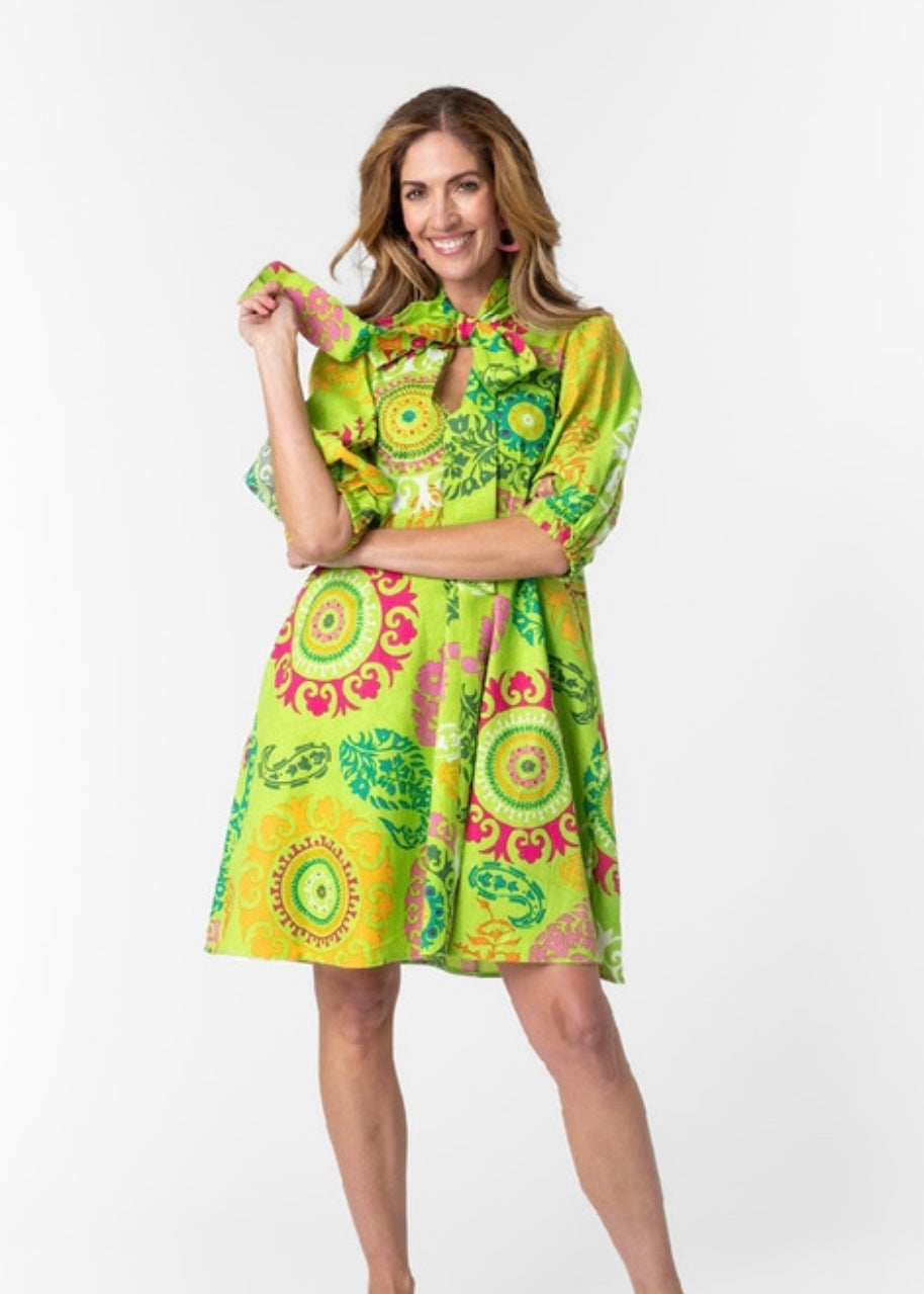 Barbie dress, Lime Green