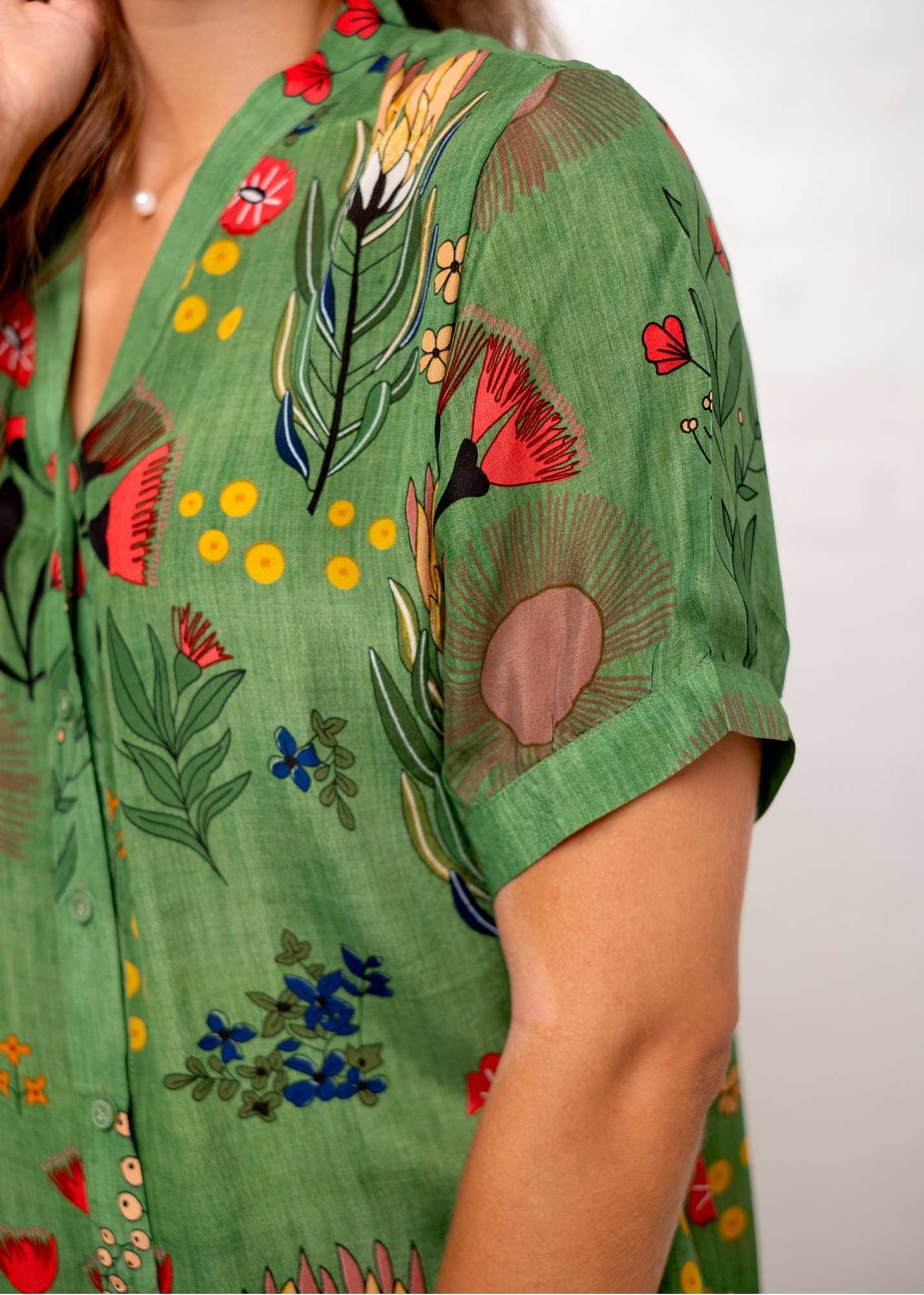 Maxine Dress in Fynbos Garden