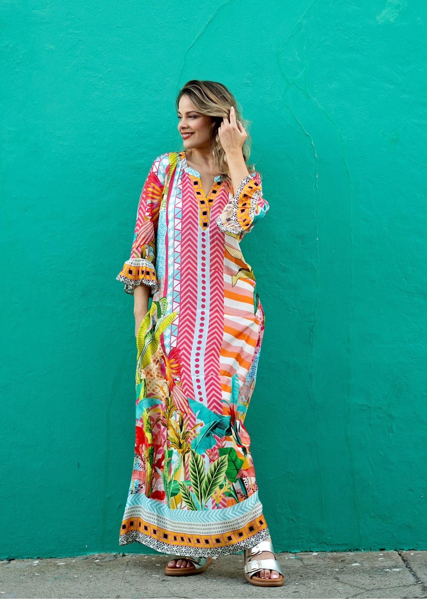Jubilee Dress in Samba Sunrise