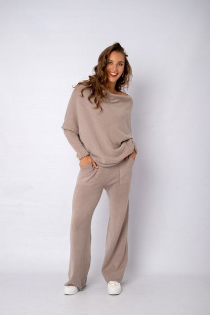 Urban Cozi Knit Pants in Stone