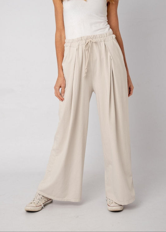 The Super Slouch Trakkie pants  in Stone
