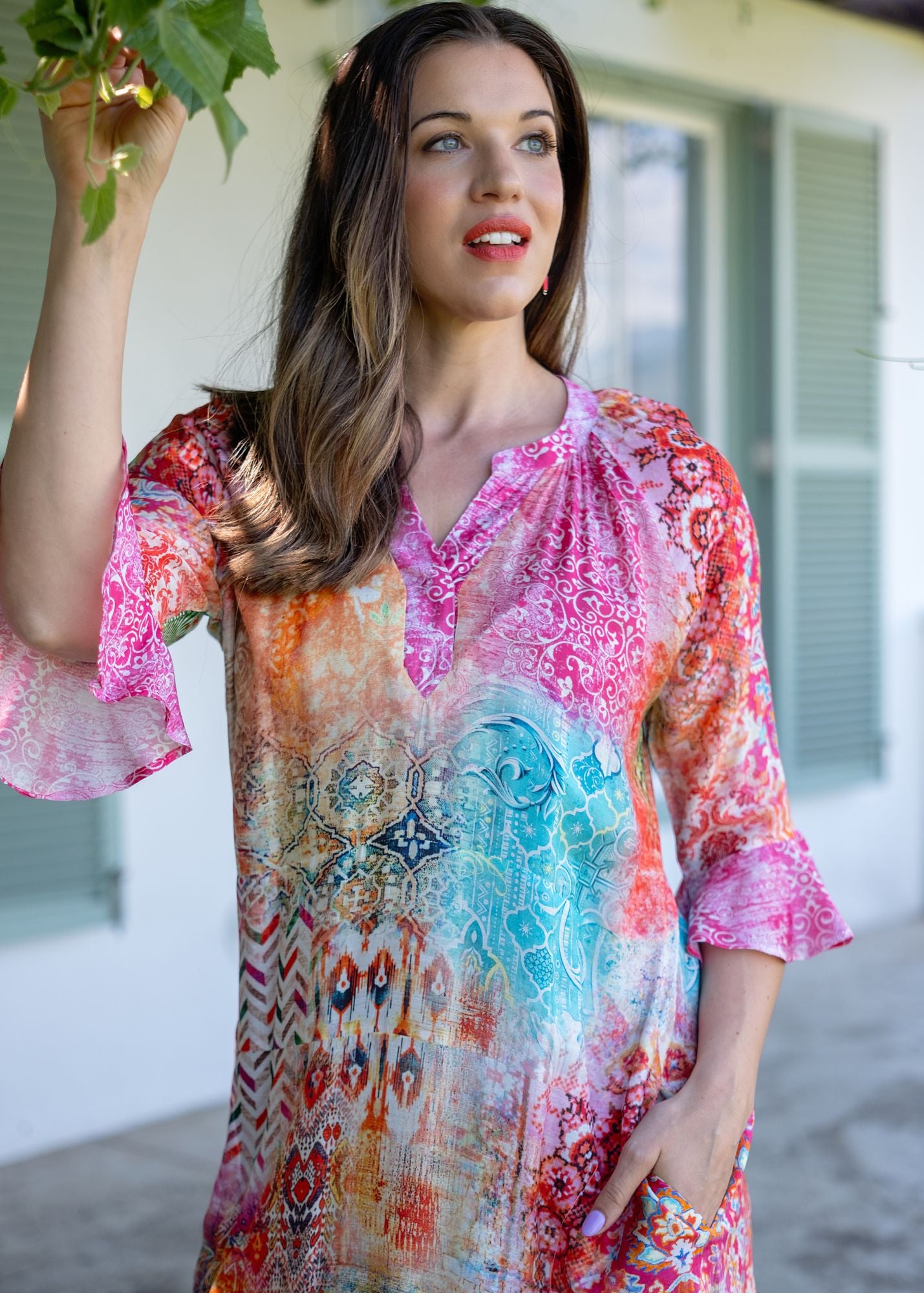 Jubilee Dress in Pink Fantasy