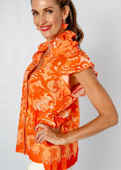 Paradise Blouse in Naartjie