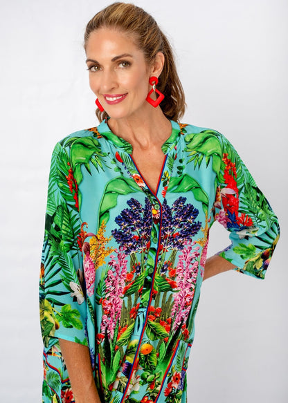 Amalfi Dress in Avo Crazy Print