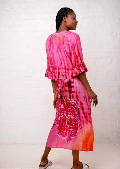 Jubilee Dress in Cerise Orchid