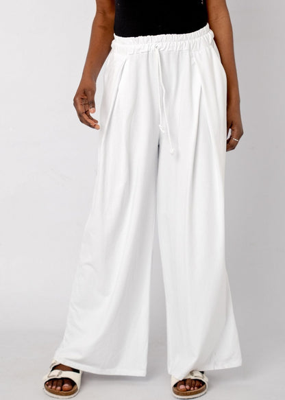The Super Slouch Trakkie pants  in White