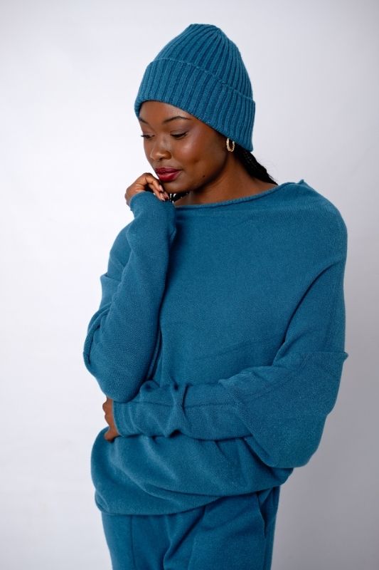 Urban Cozi Beanie in Breonne Blue