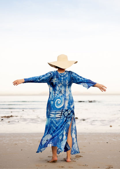 Lanira Dress in Ocean Blue