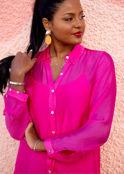 La Seta Dress — Pinch Me Pink