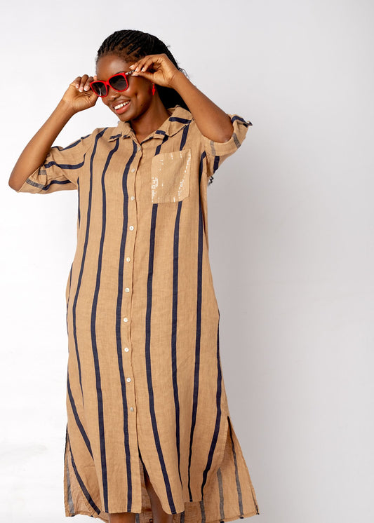 Cara Cara Dress In Terra