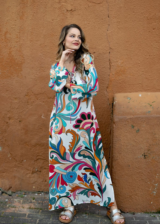 Lanira Dress in Baroque Bazaar
