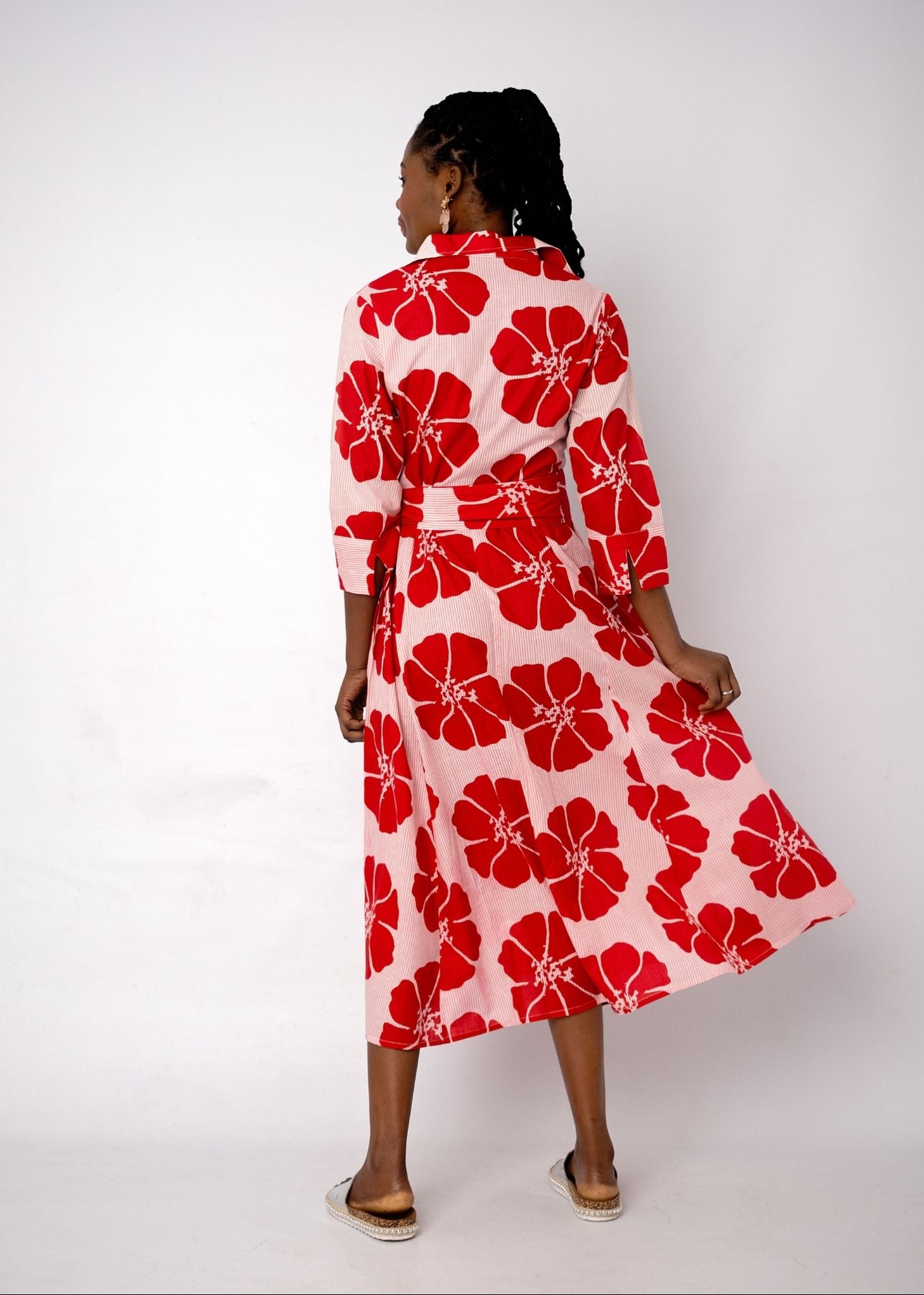 Marigold Dress in Poppy Cascade