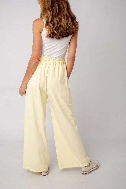 The Super Slouch Trakkie pants  in Butter Yellow